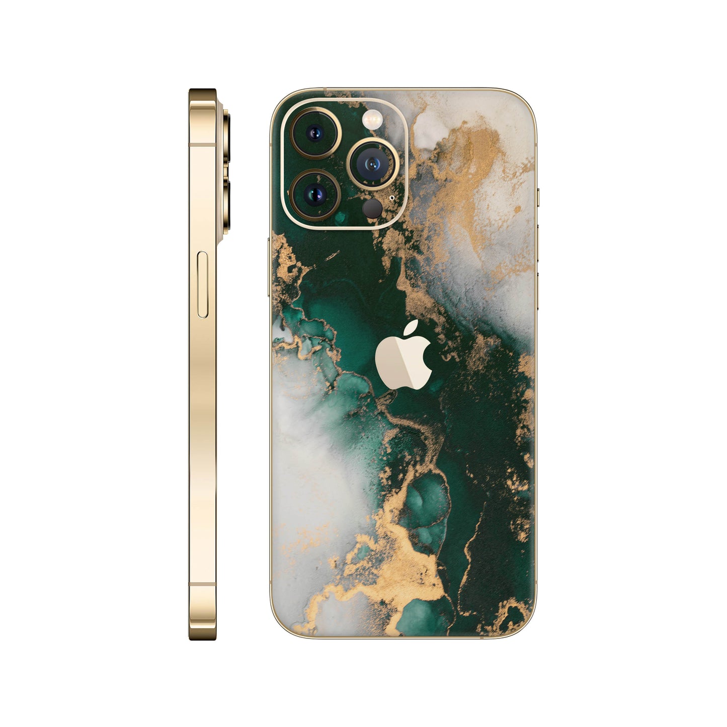 Folie de protectie iPhone 12 Pro, eSkins Signature, Forest Mist
