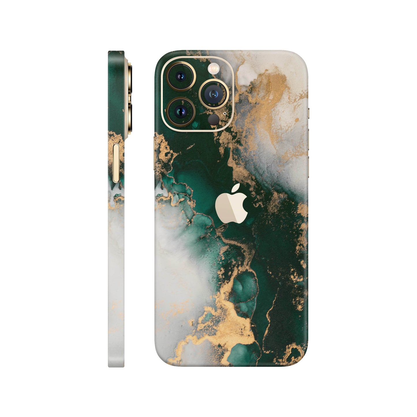 Folie de protectie iPhone 12 Pro, eSkins Signature, Forest Mist
