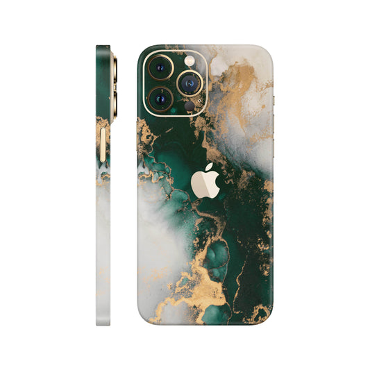 Folie de protectie iPhone 12 Pro, eSkins Signature, Forest Mist