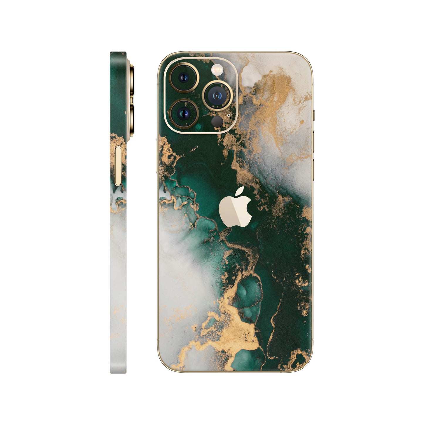 Folie de protectie iPhone 12 Pro, eSkins Signature, Forest Mist