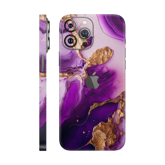 Folie de protectie iPhone 12 Pro Max, eSkins Signature, Skin Amethyst Dream