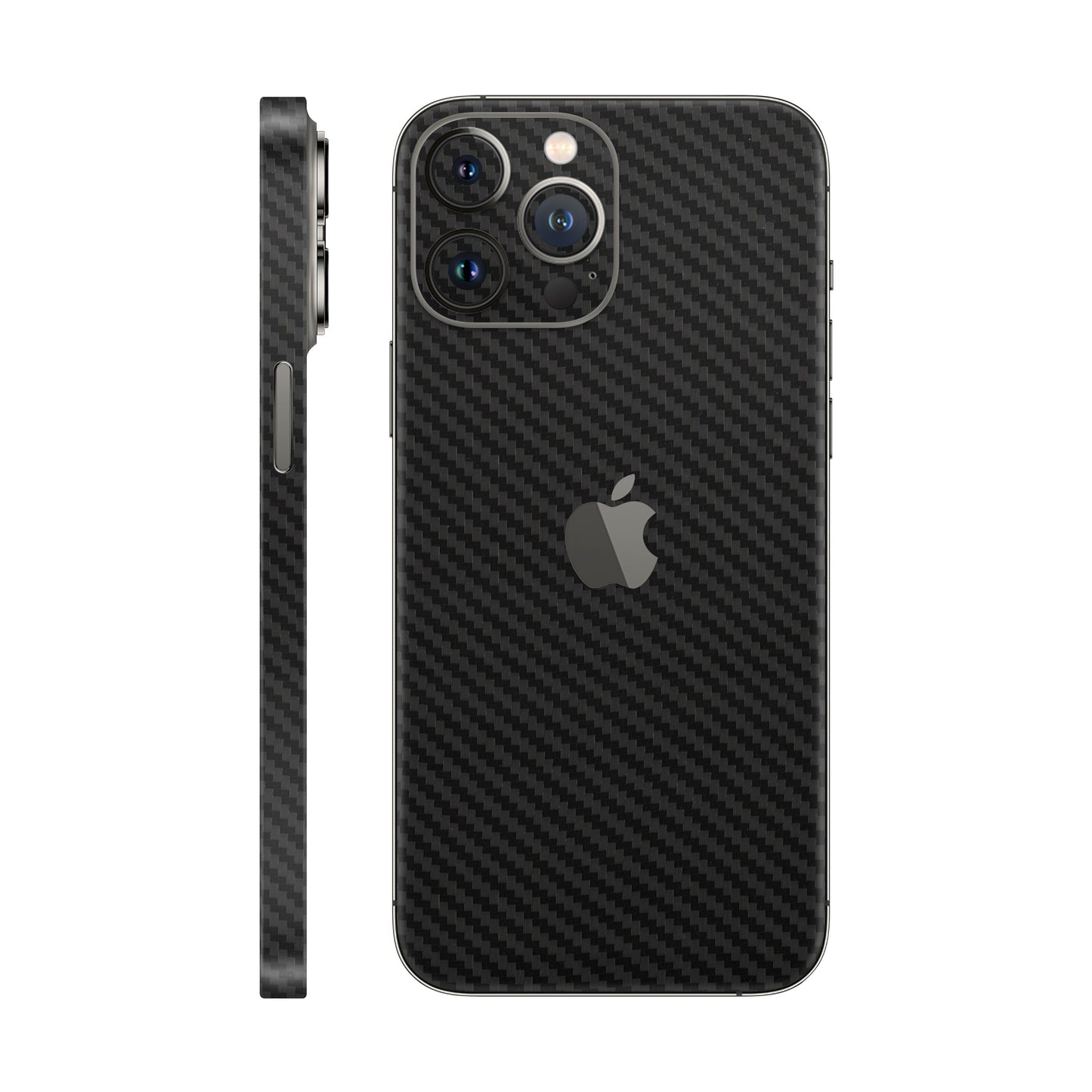 Skin iPhone 12 Pro Max, Carbon 3D Black