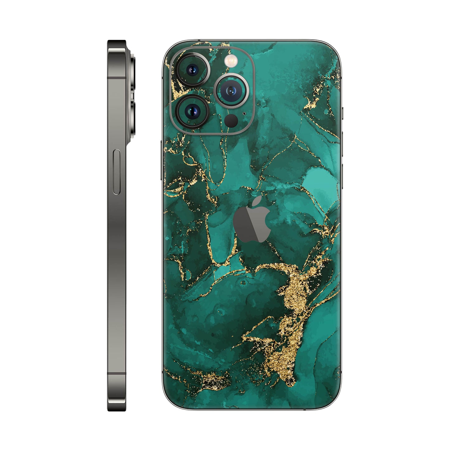 Folie de protectie iPhone 12 Pro Max, eSkins Signature, Ethereal Green