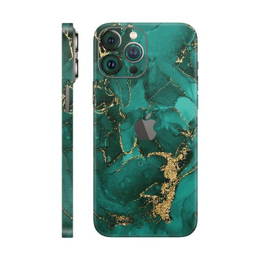 Folie de protectie iPhone 12 Pro Max, eSkins Signature, Ethereal Green