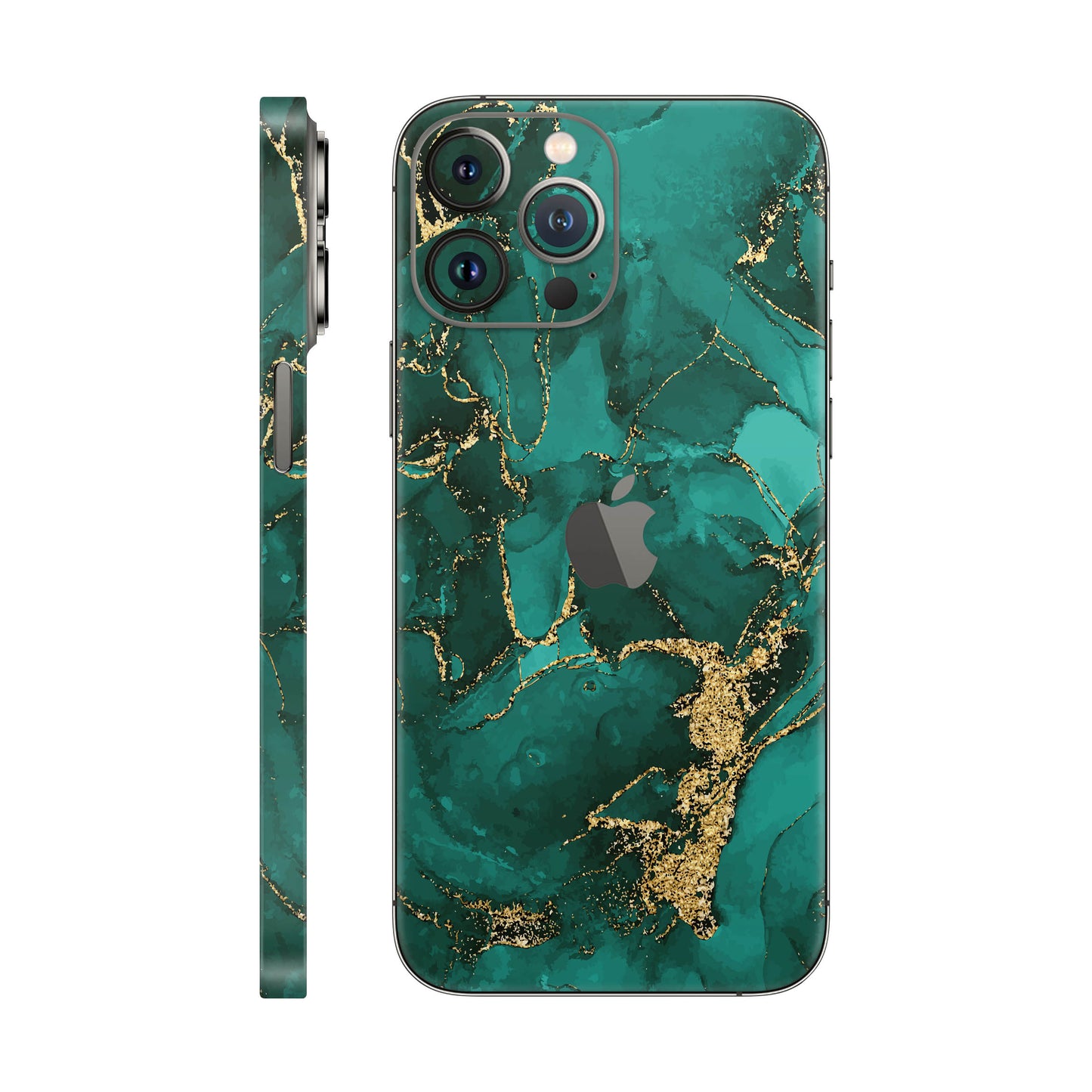 Folie de protectie iPhone 12 Pro Max, eSkins Signature, Ethereal Green