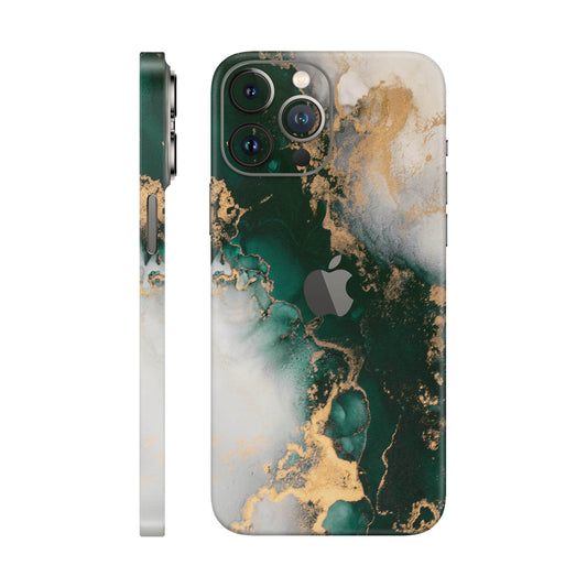Folie de protectie iPhone 12 Pro Max, eSkins Signature, Forest Mist