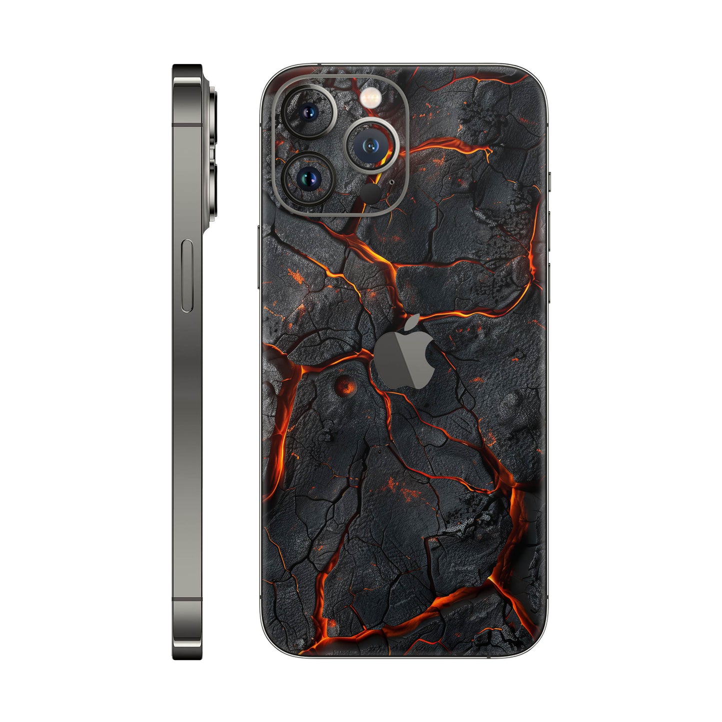 Folie de protectie iPhone 12 Pro Max, eSkins Signature, Skin Inferno Crust