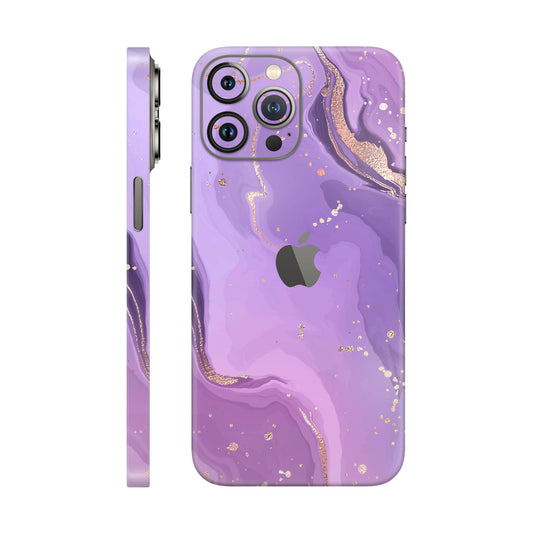 Folie de protectie iPhone 12 Pro Max, eSkins Signature, Skin Lavender Swirl
