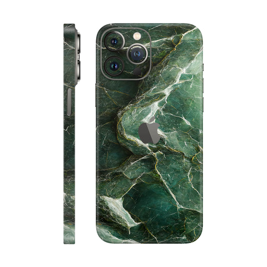 Folie de protectie iPhone 12 Pro Max, eSkins Signature, Mystic Emerald