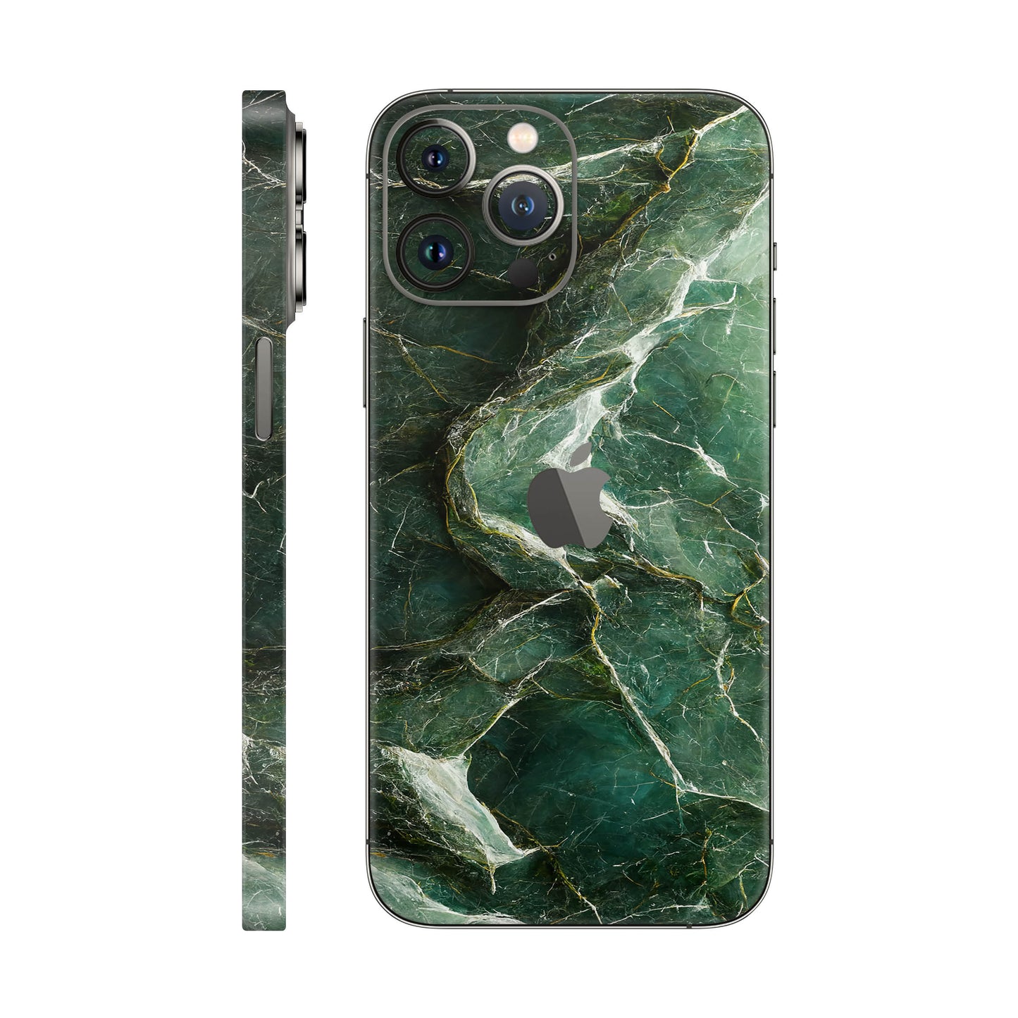 Folie de protectie iPhone 12 Pro Max, eSkins Signature, Mystic Emerald