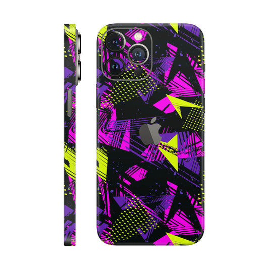 Folie de protectie iPhone 12 Pro Max, eSkins Signature, Skin Urban Graffiti