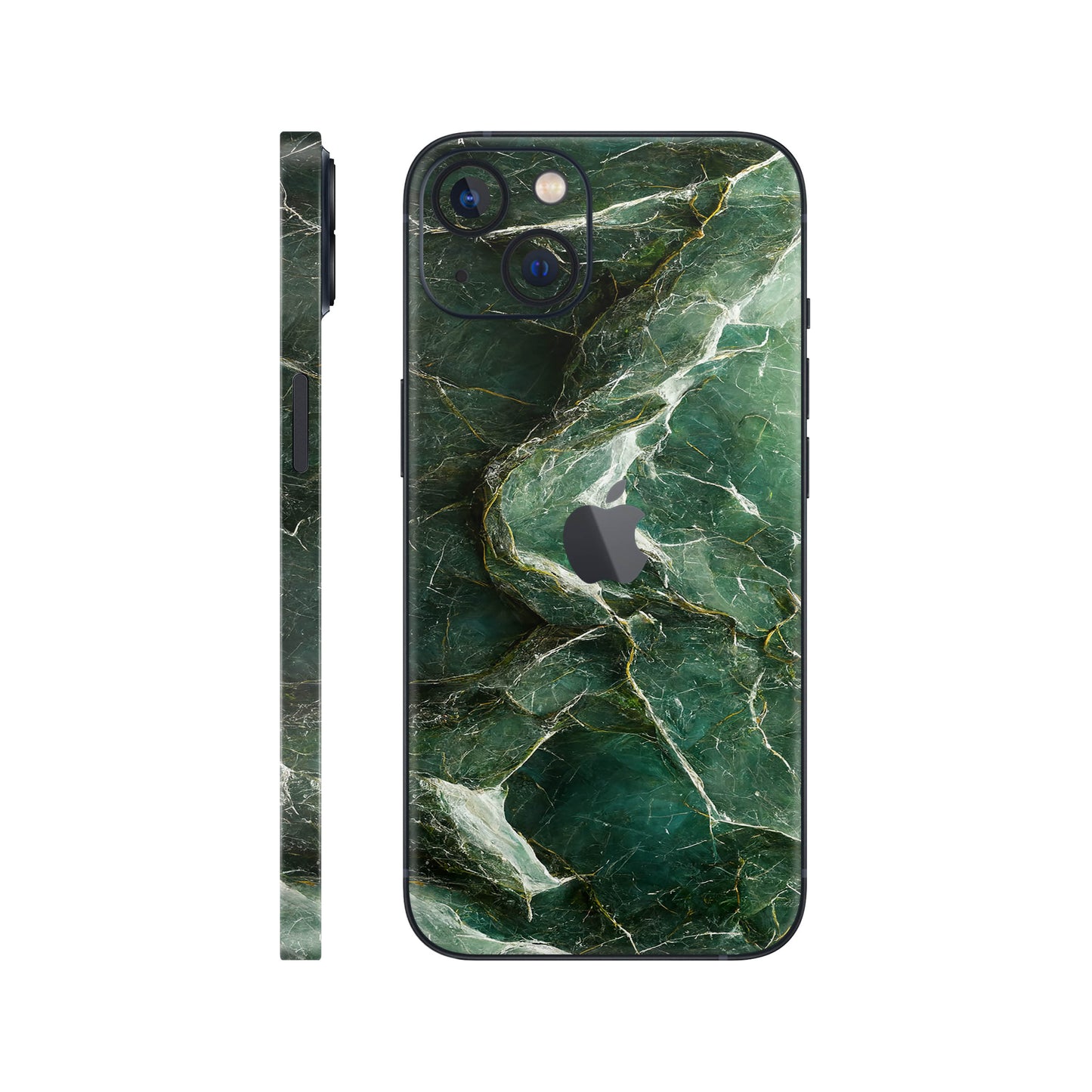 Folie de protectie iPhone 13, eSkins Signature, Mystic Emerald