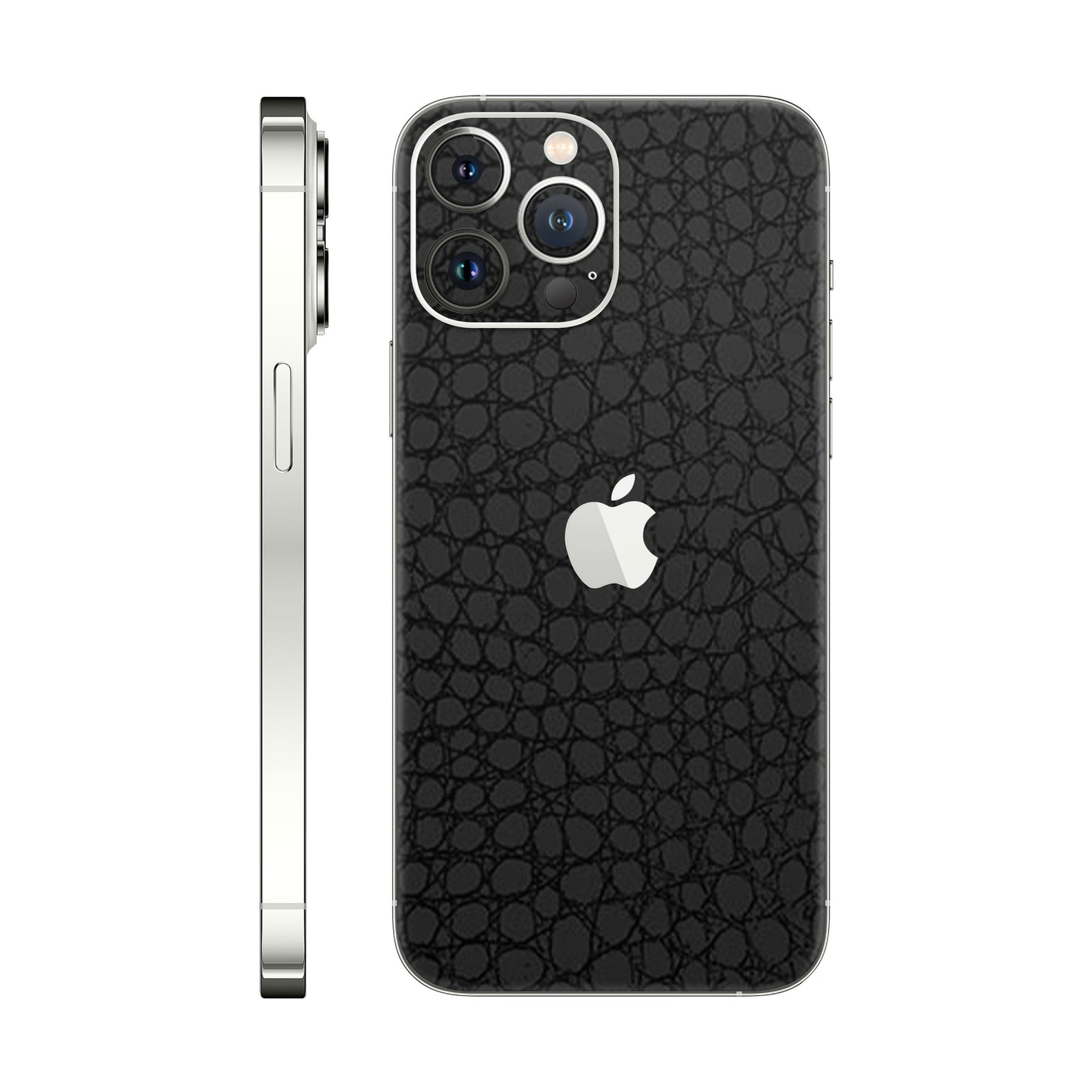 Skin iPhone 13 Pro Max, Croco 3D Black