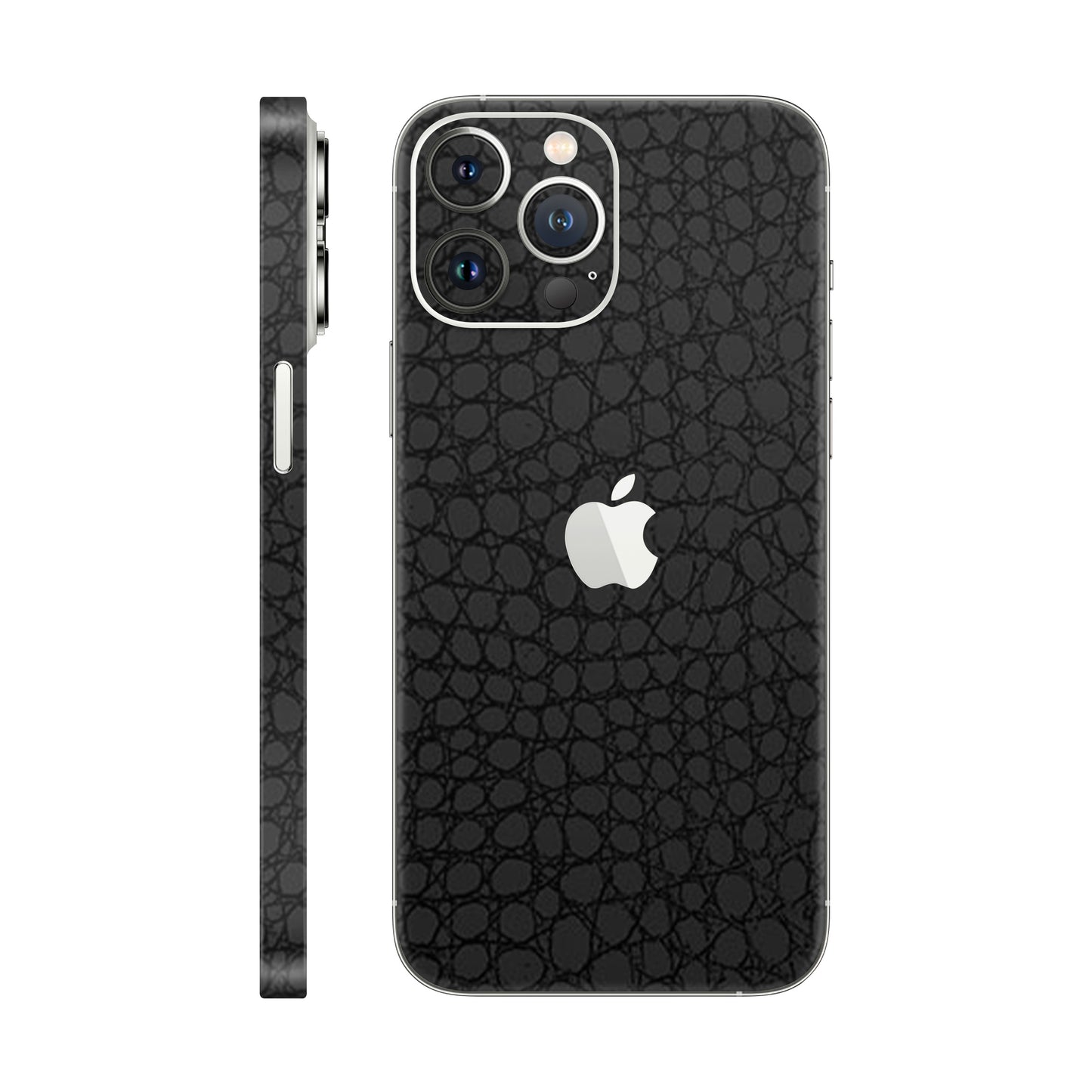 Skin iPhone 13 Pro Max, Croco 3D Black