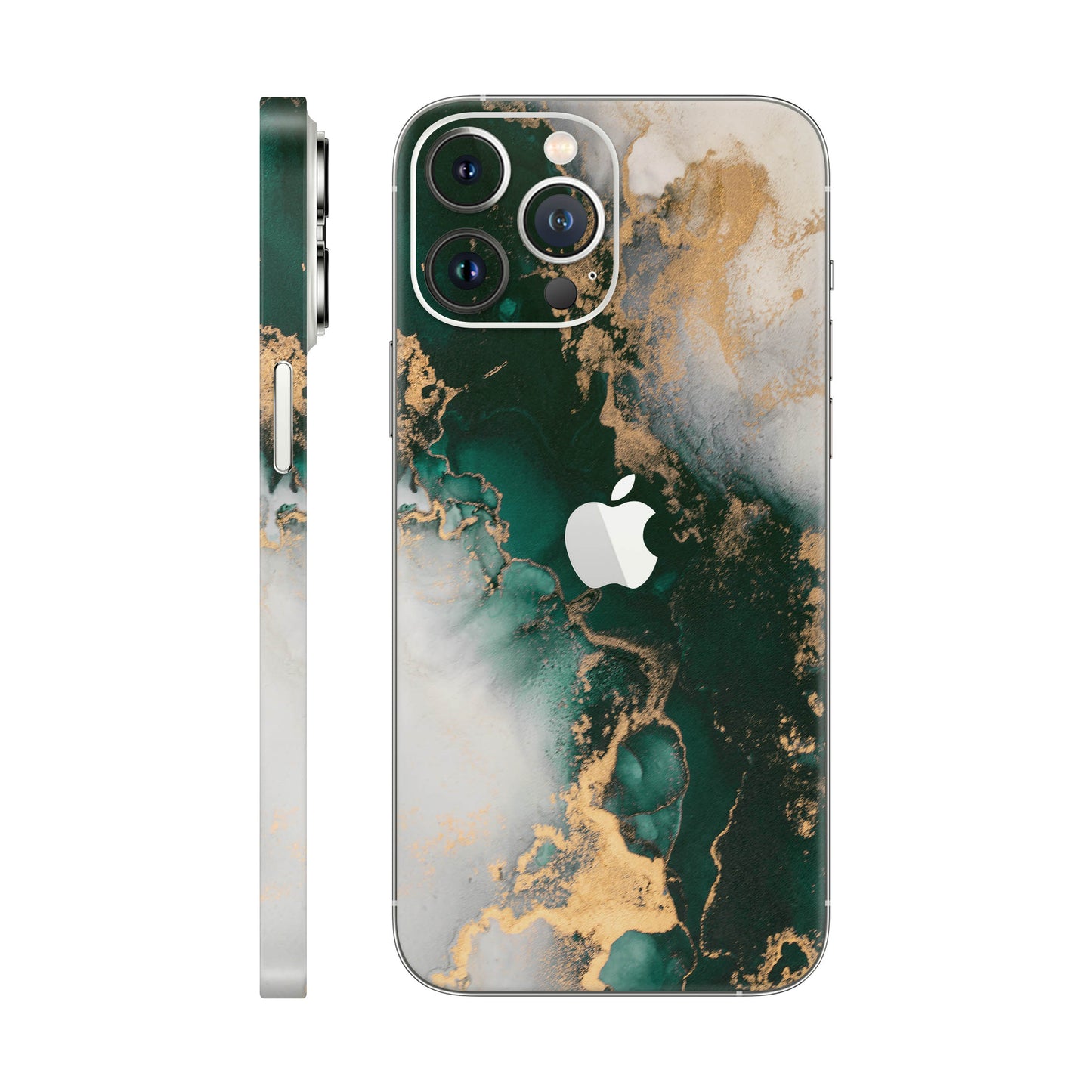 Folie de protectie iPhone 13 Pro Max, eSkins Signature, Forest Mist
