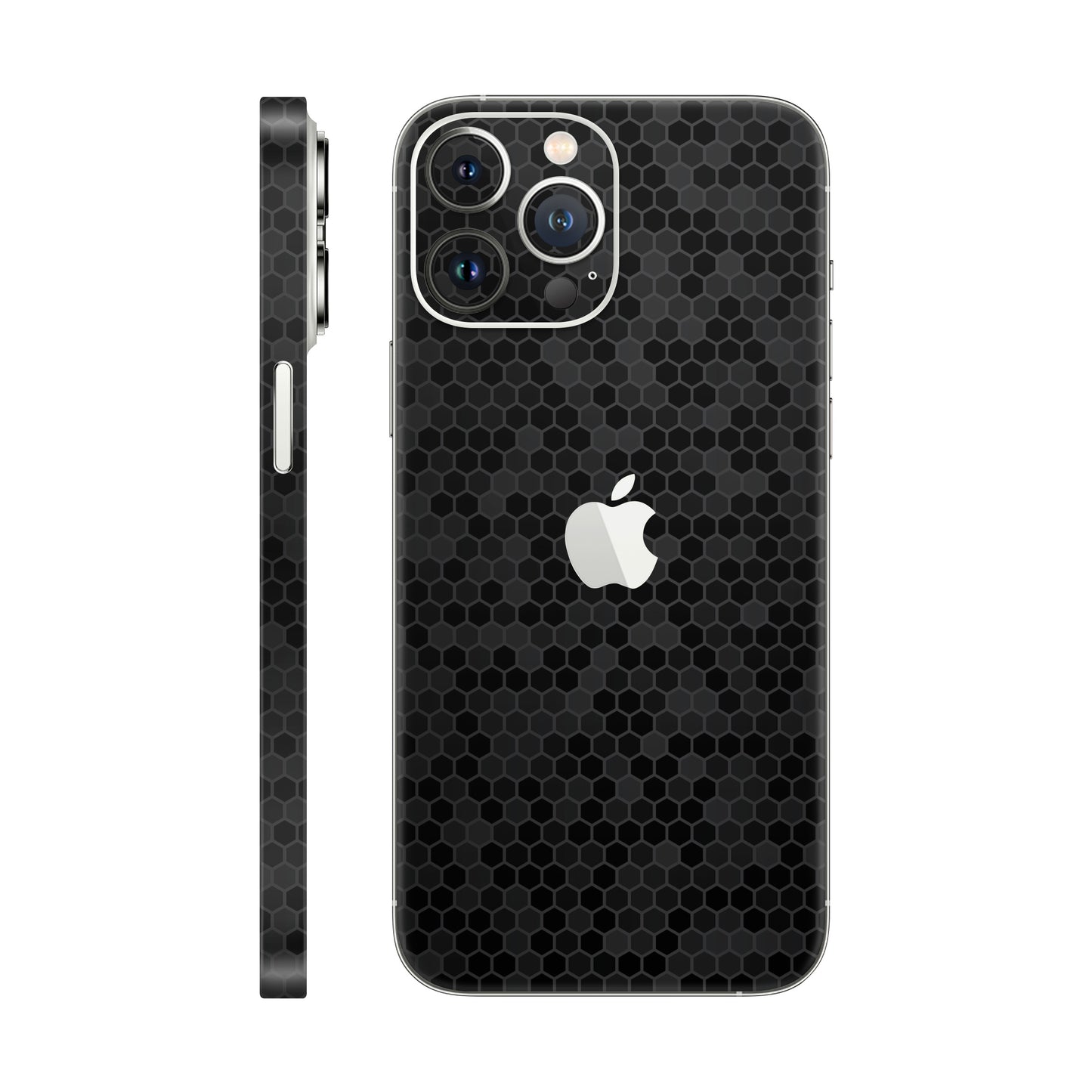 Skin iPhone 13 Pro Max, Honeycomb 3D Black