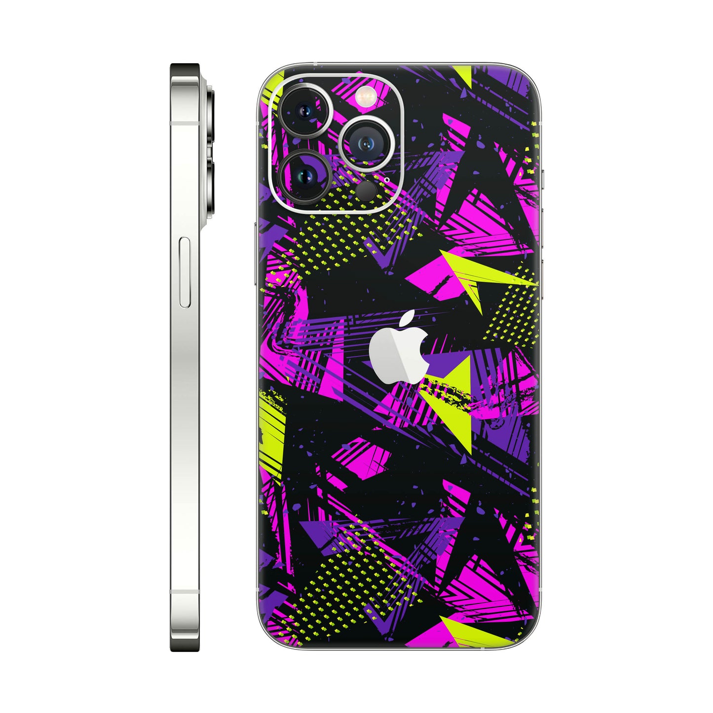 Folie de protectie iPhone 13 Pro Max, eSkins Signature, Skin Urban Graffiti