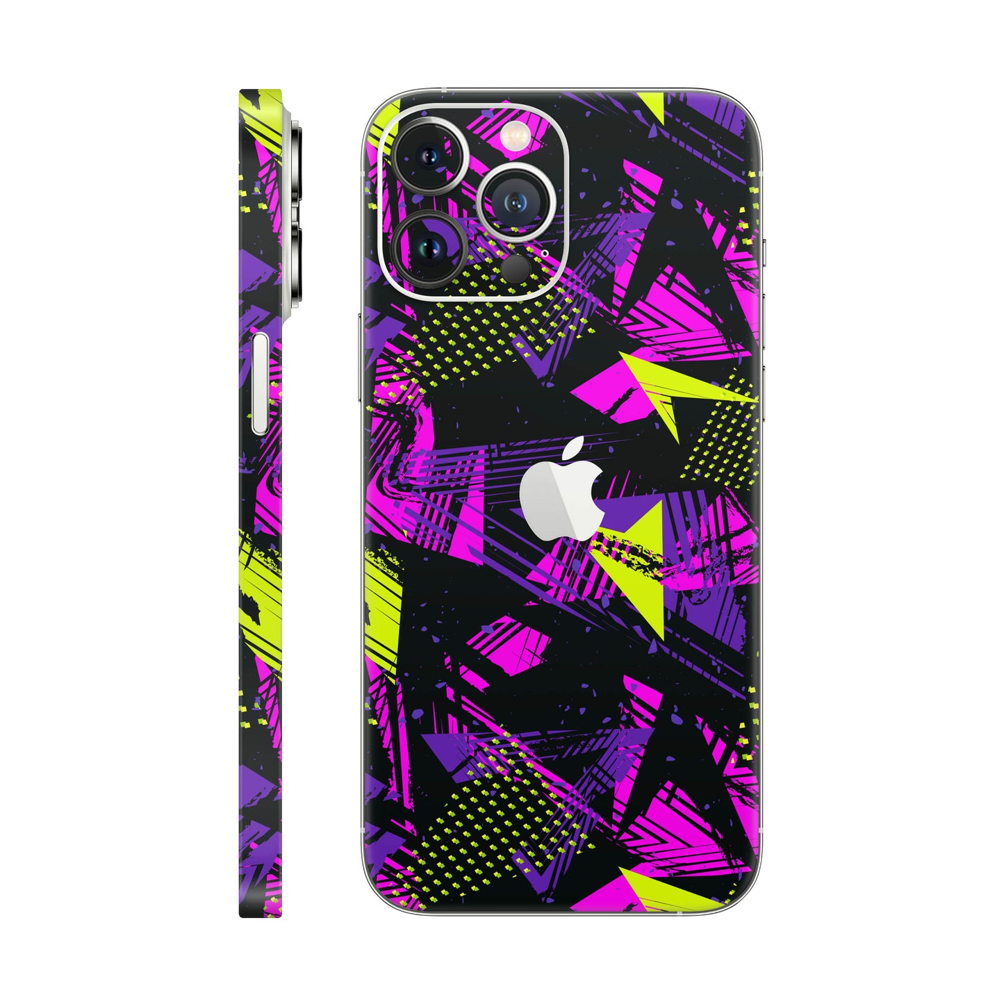 Folie de protectie iPhone 13 Pro Max, eSkins Signature, Skin Urban Graffiti