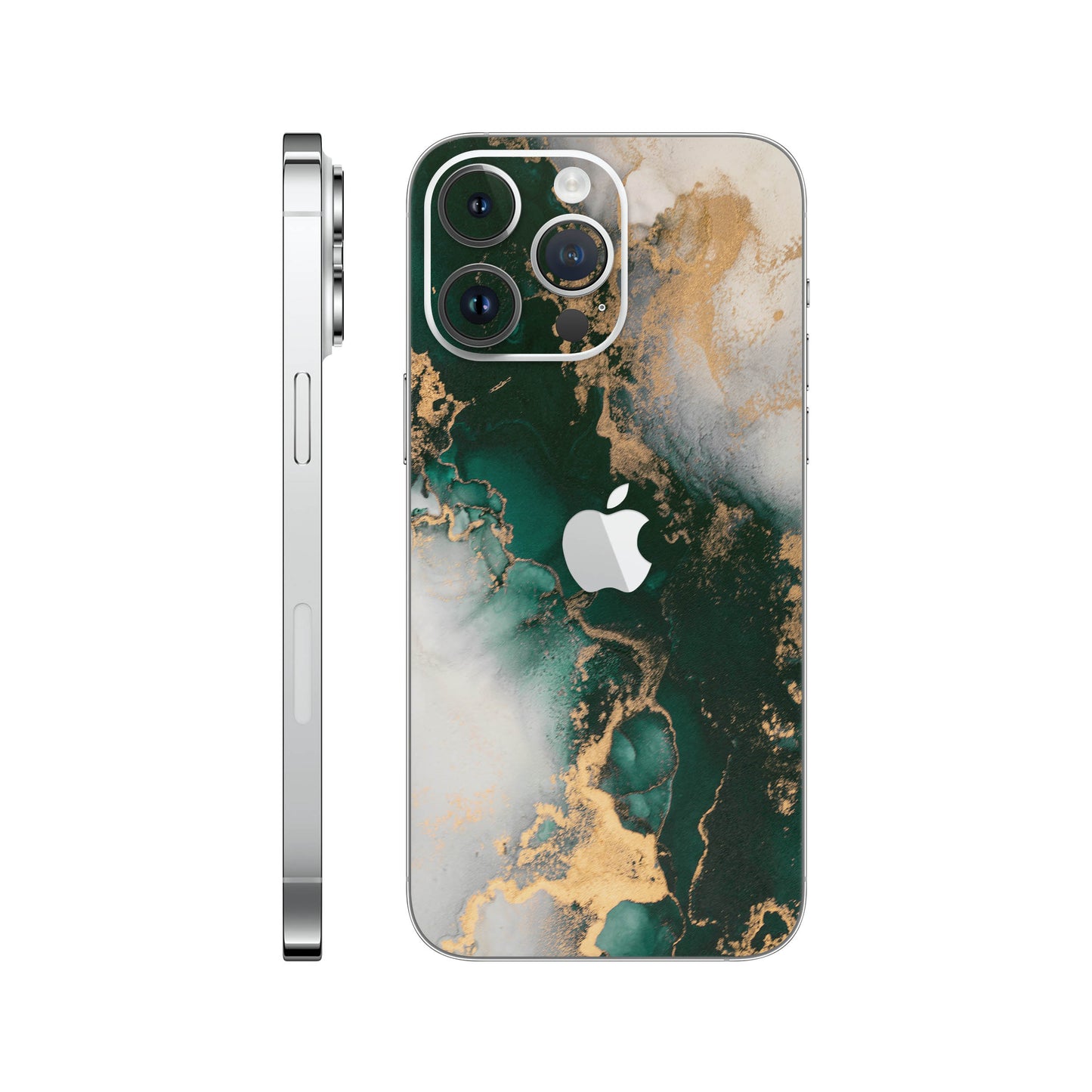 Folie de protectie iPhone 14 Pro, eSkins Signature, Forest Mist