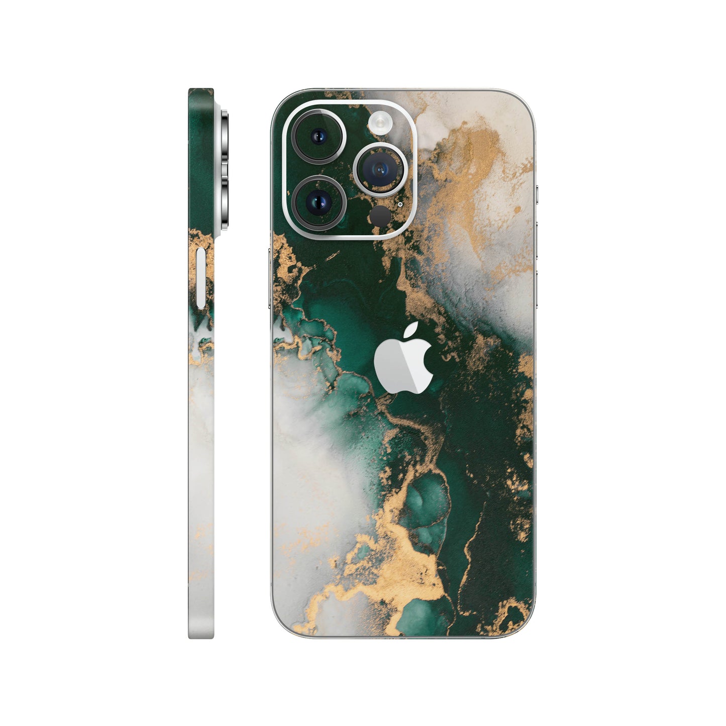 Folie de protectie iPhone 14 Pro, eSkins Signature, Forest Mist