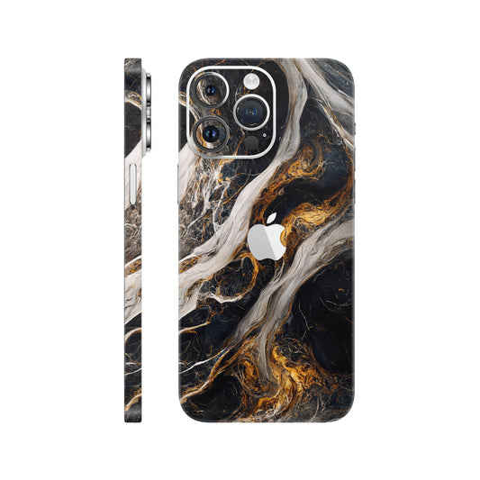 Folie de protectie iPhone 14 Pro, eSkins Signature, Skin Luxe Nebula