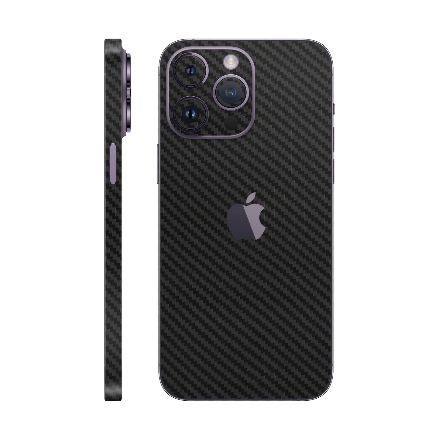 Skin iPhone 14 Pro Max, Carbon 3D Black