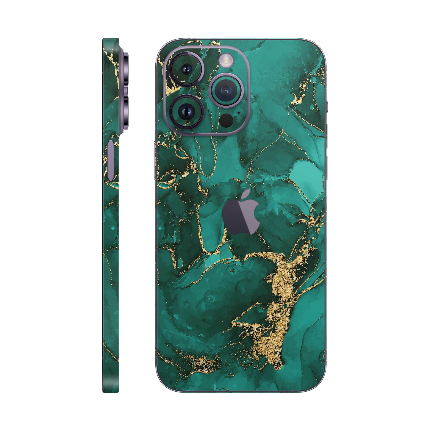 Folie de protectie iPhone 14 Pro Max, eSkins Signature, Ethereal Green