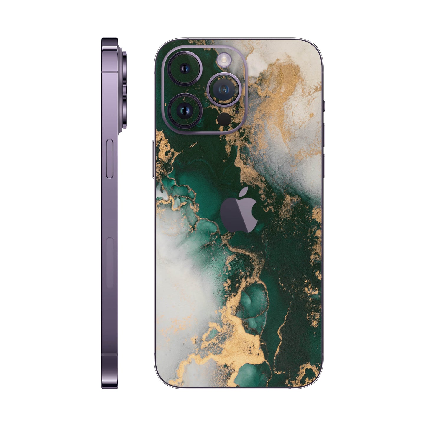 Folie de protectie iPhone 14 Pro Max, eSkins Signature, Forest Mist