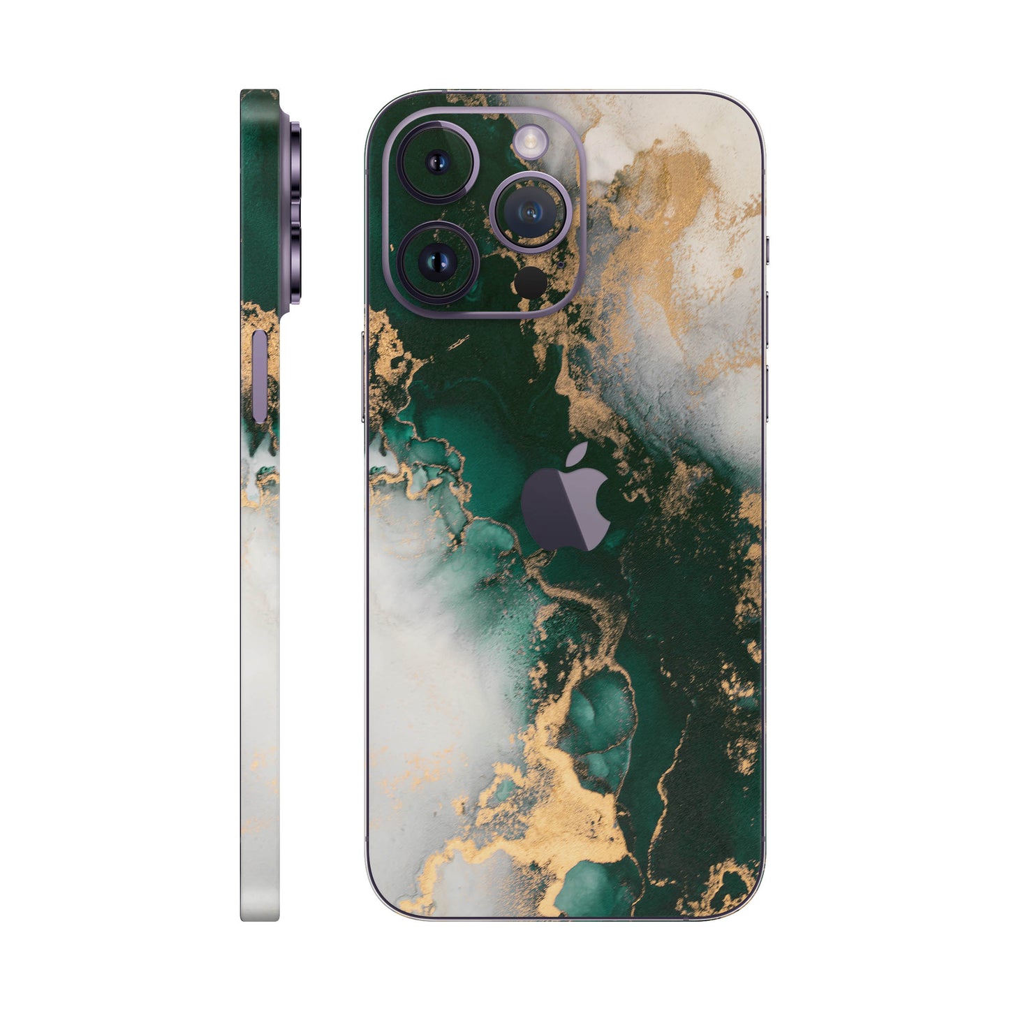 Folie de protectie iPhone 14 Pro Max, eSkins Signature, Forest Mist