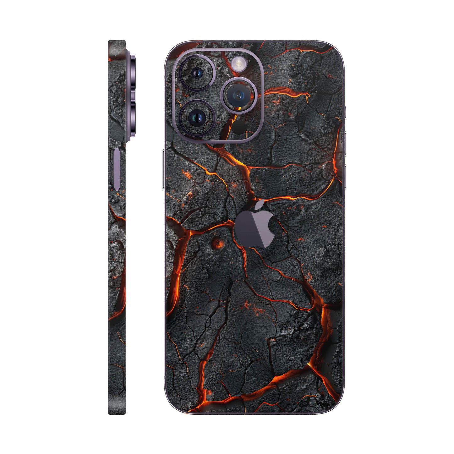 Folie de protectie iPhone 14 Pro Max, eSkins Signature, Skin Inferno Crust
