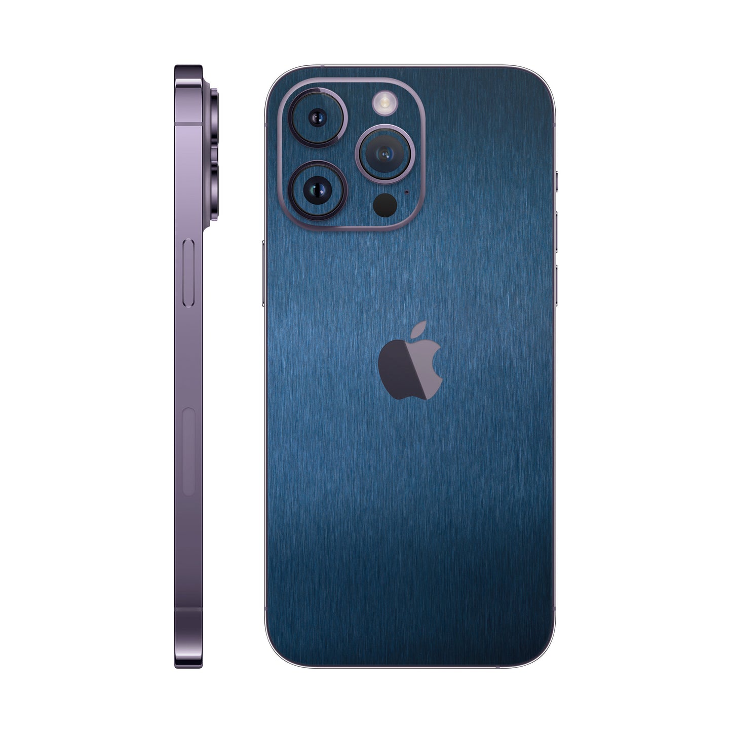 Skin iPhone 14 Pro Max, Metallic 3D Blue