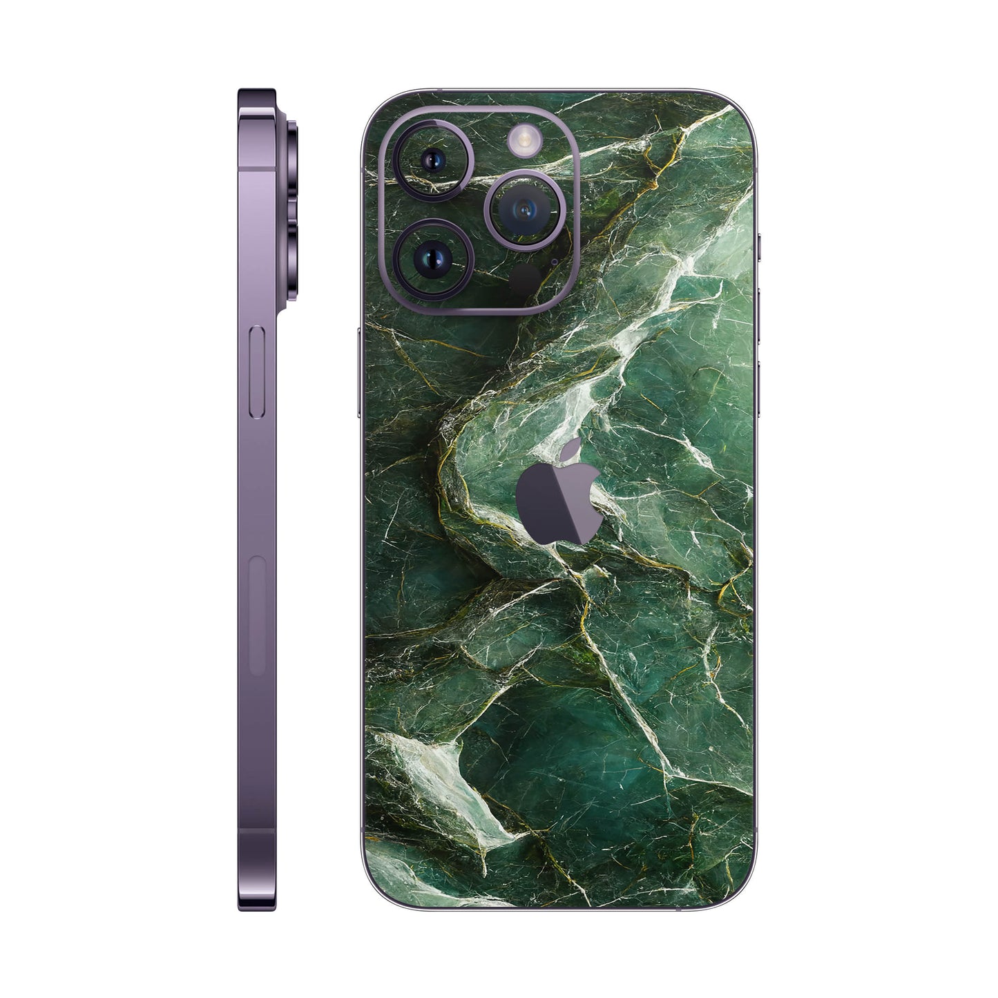 Folie de protectie iPhone 14 Pro Max, eSkins Signature, Mystic Emerald