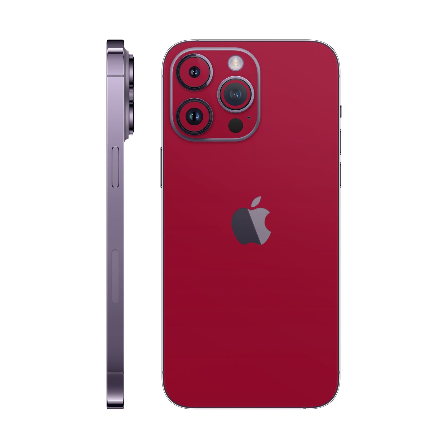 Skin iPhone 14 Pro Max, Matte Visiniu