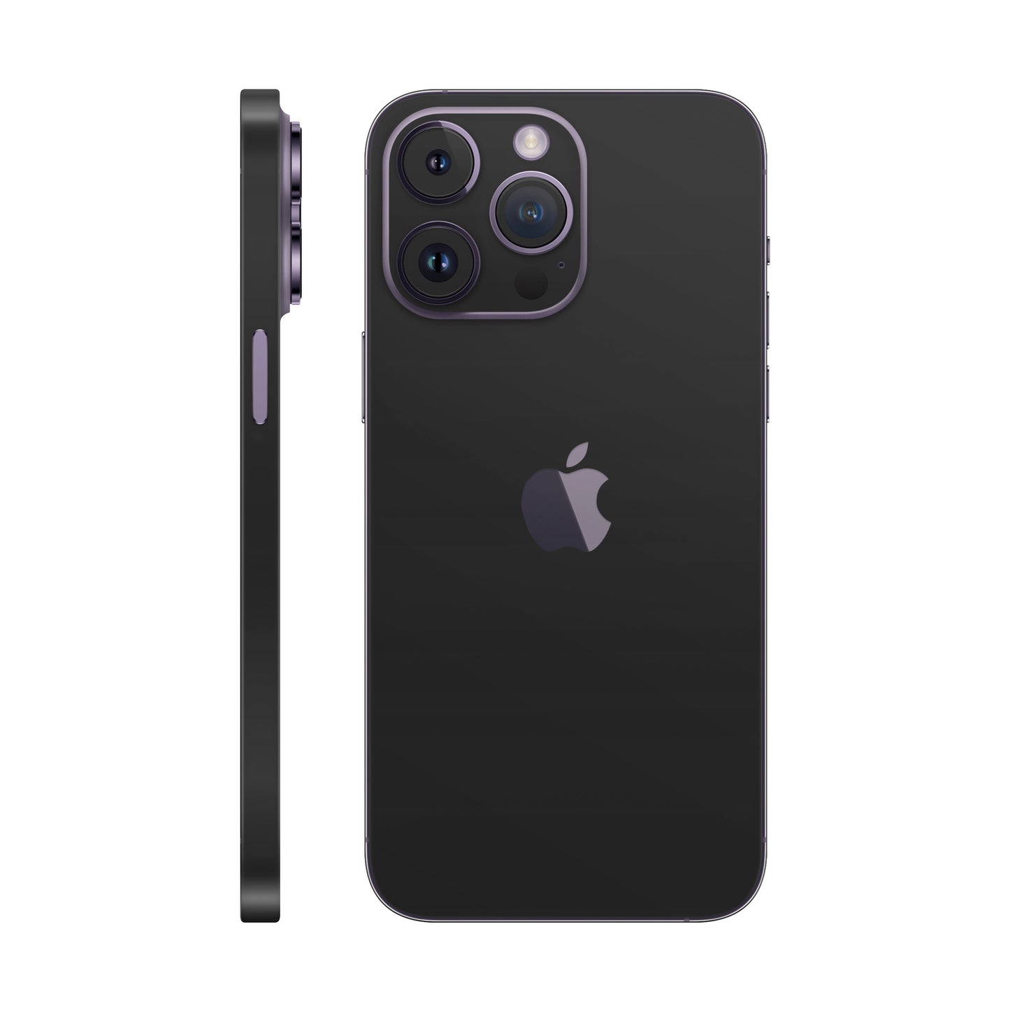 Folie de protectie iPhone 14 Pro Max, eSkins Unique, Skin Mat Negru