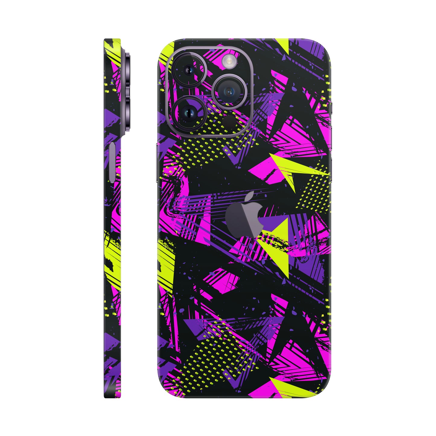 Folie de protectie iPhone 14 Pro Max, eSkins Signature, Skin Urban Graffiti