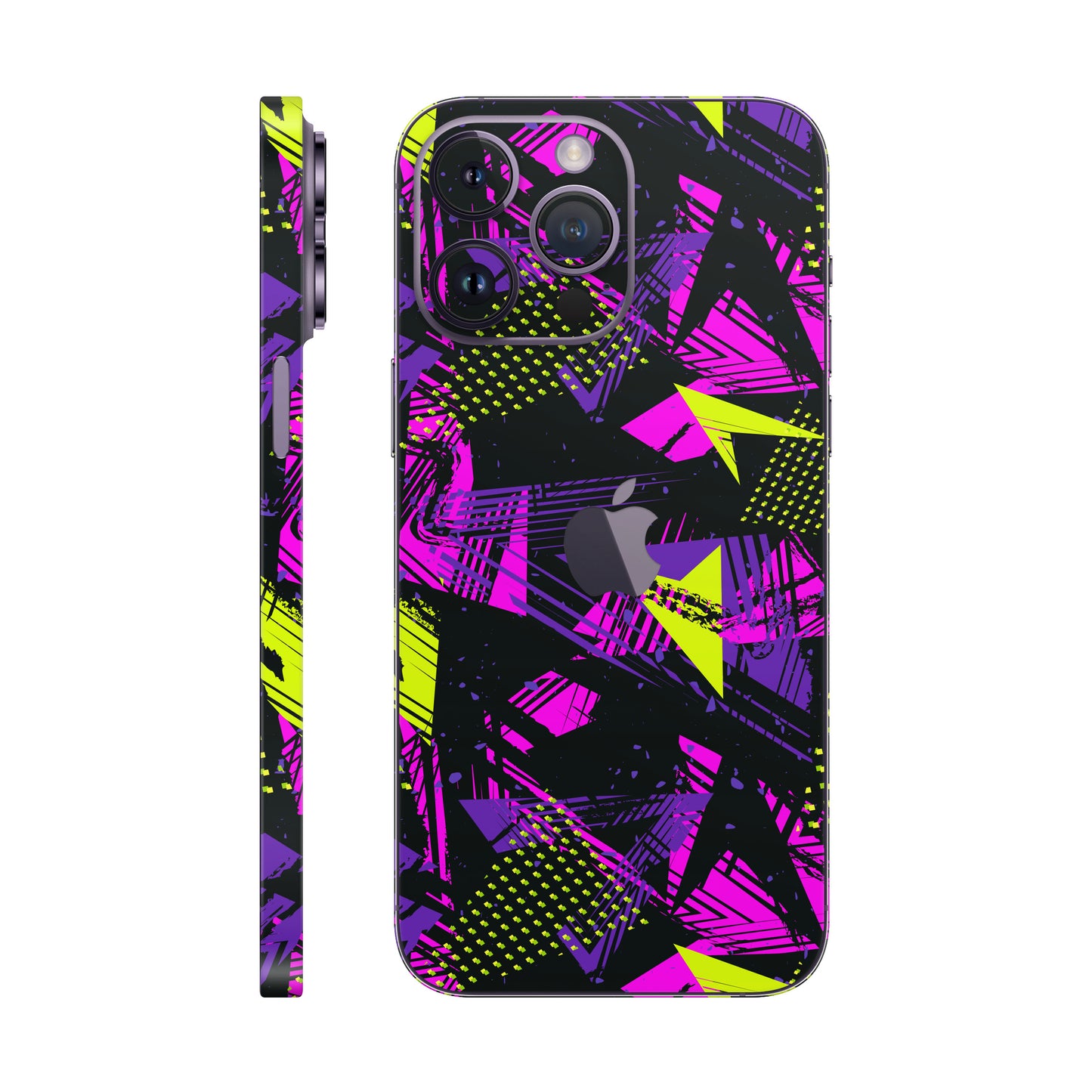 Folie de protectie iPhone 14 Pro Max, eSkins Signature, Skin Urban Graffiti