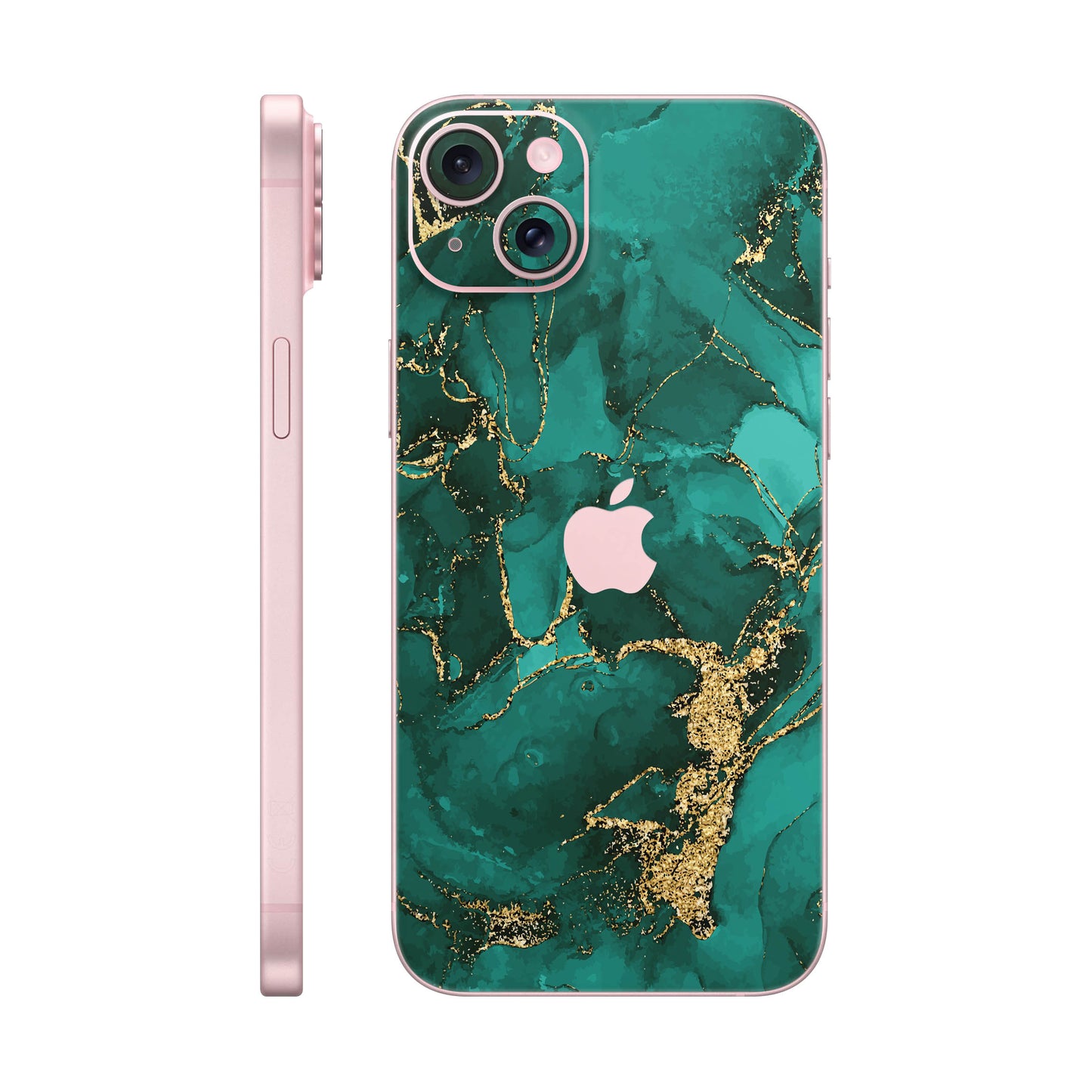 Folie de protectie iPhone 15 Plus, eSkins Signature, Ethereal Green
