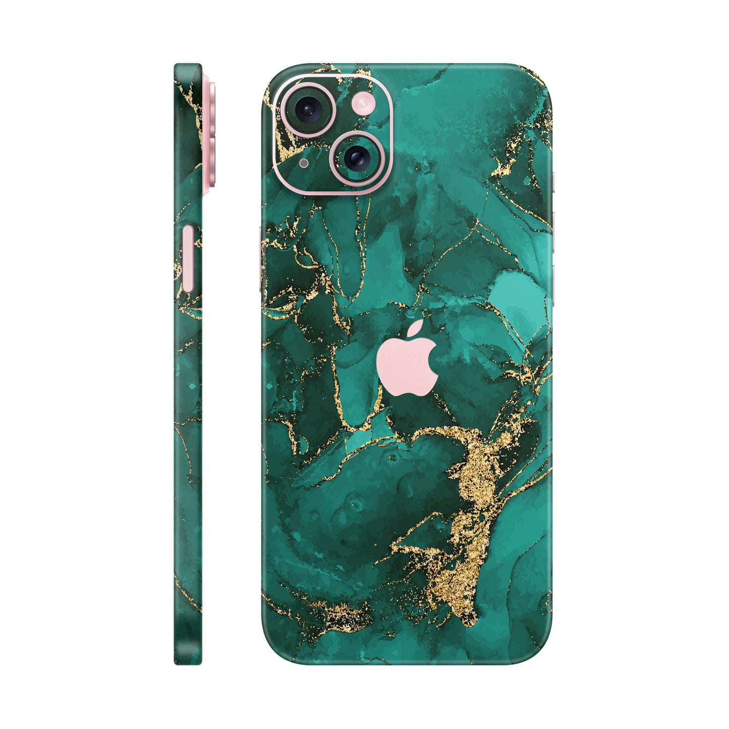 Folie de protectie iPhone 15 Plus, eSkins Signature, Ethereal Green