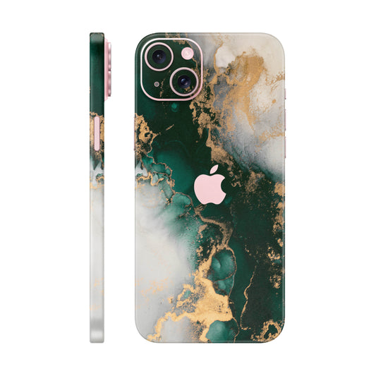 Folie de protectie iPhone 15 Plus, eSkins Signature, Forest Mist