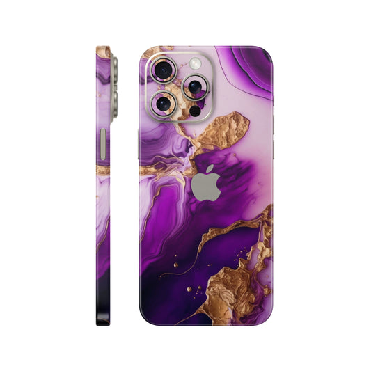Folie de protectie iPhone 15 Pro, eSkins Signature, Skin Amethyst Dream