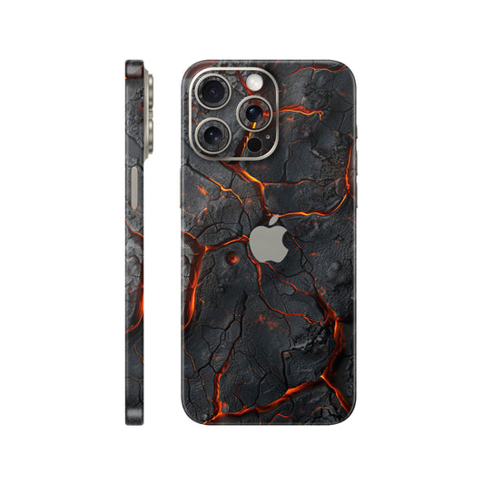 Folie de protectie iPhone 15 Pro, eSkins Signature, Skin Inferno Crust