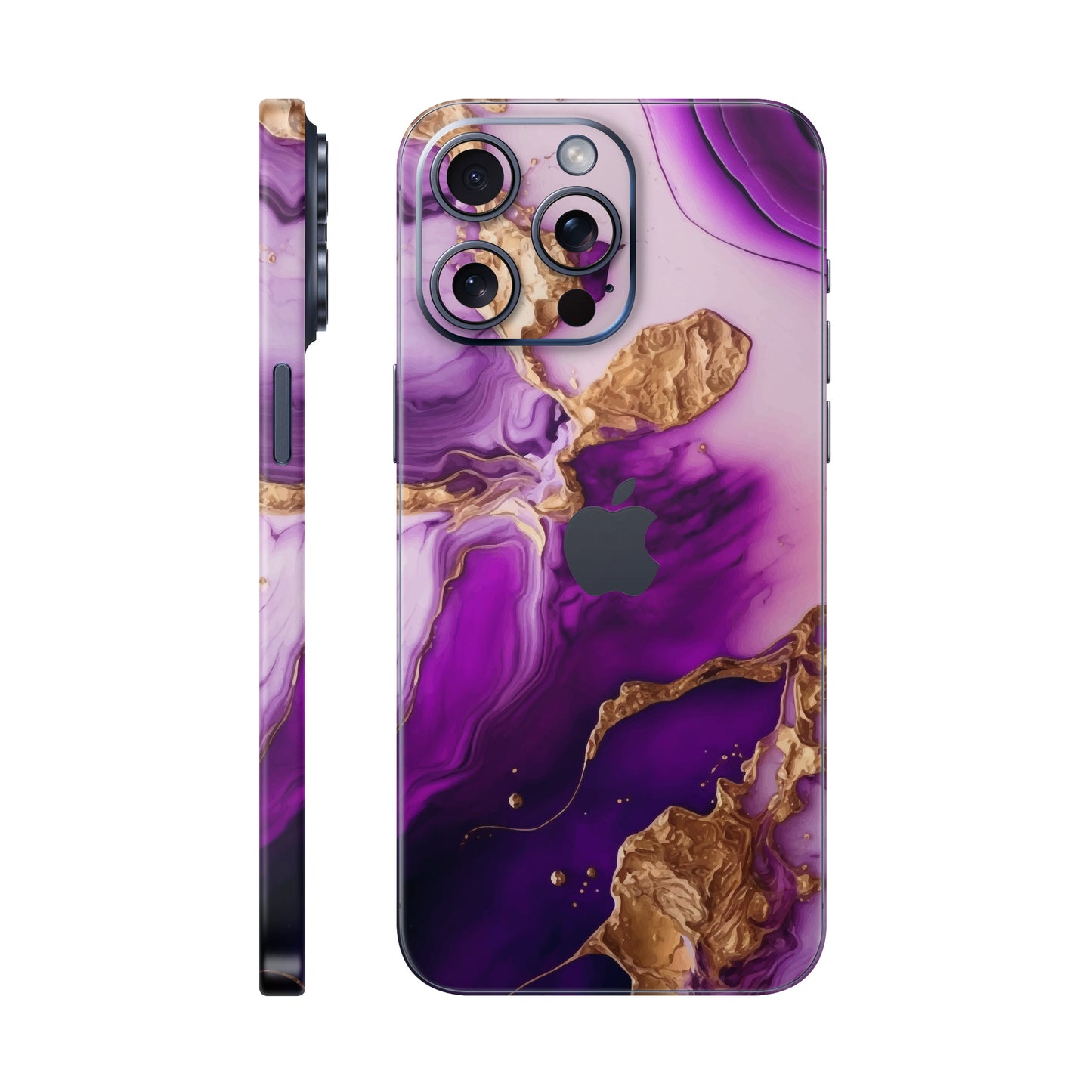 Folie de protectie iPhone 15 Pro Max, eSkins Signature, Skin Amethyst Dream