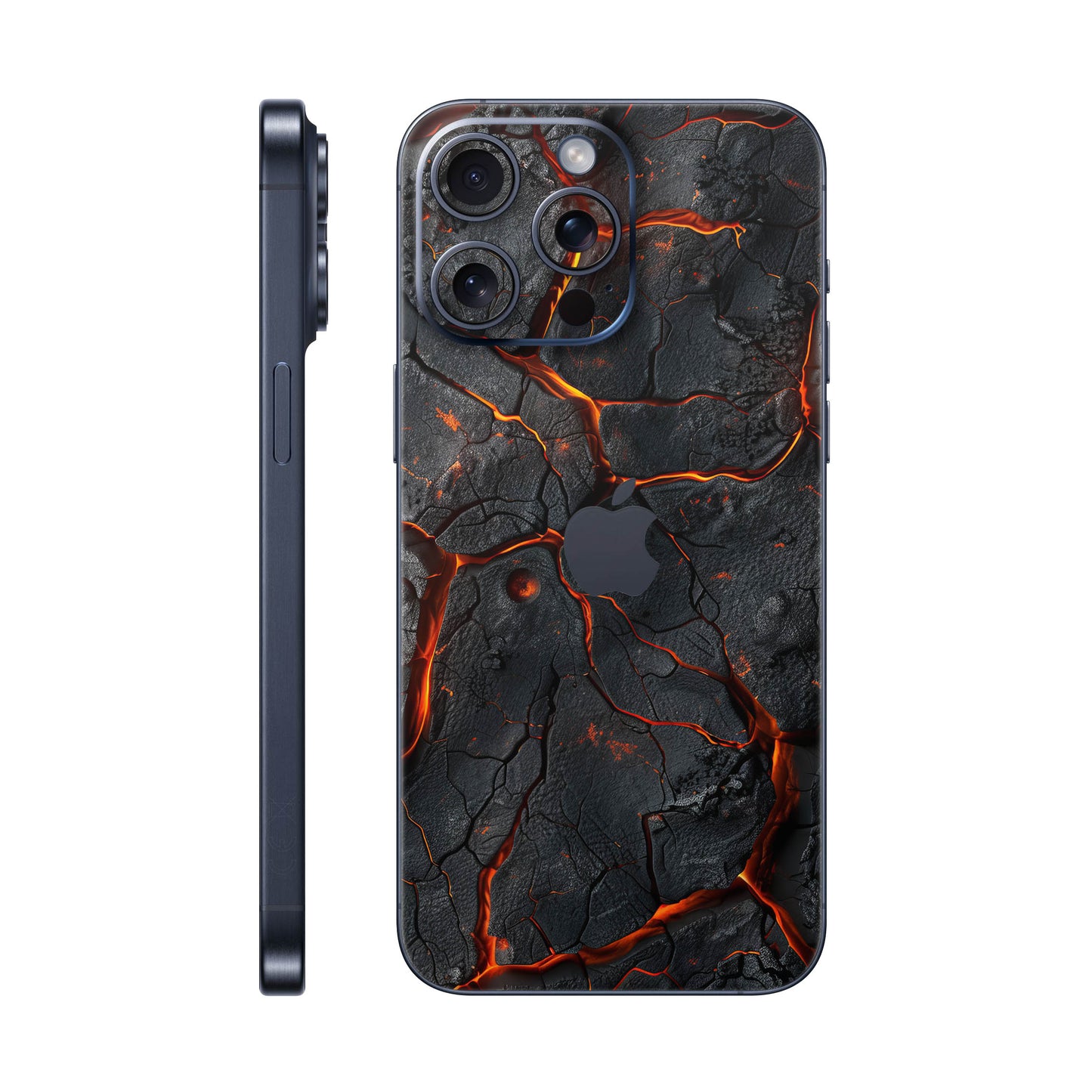 Folie de protectie iPhone 15 Pro Max, eSkins Signature, Skin Inferno Crust