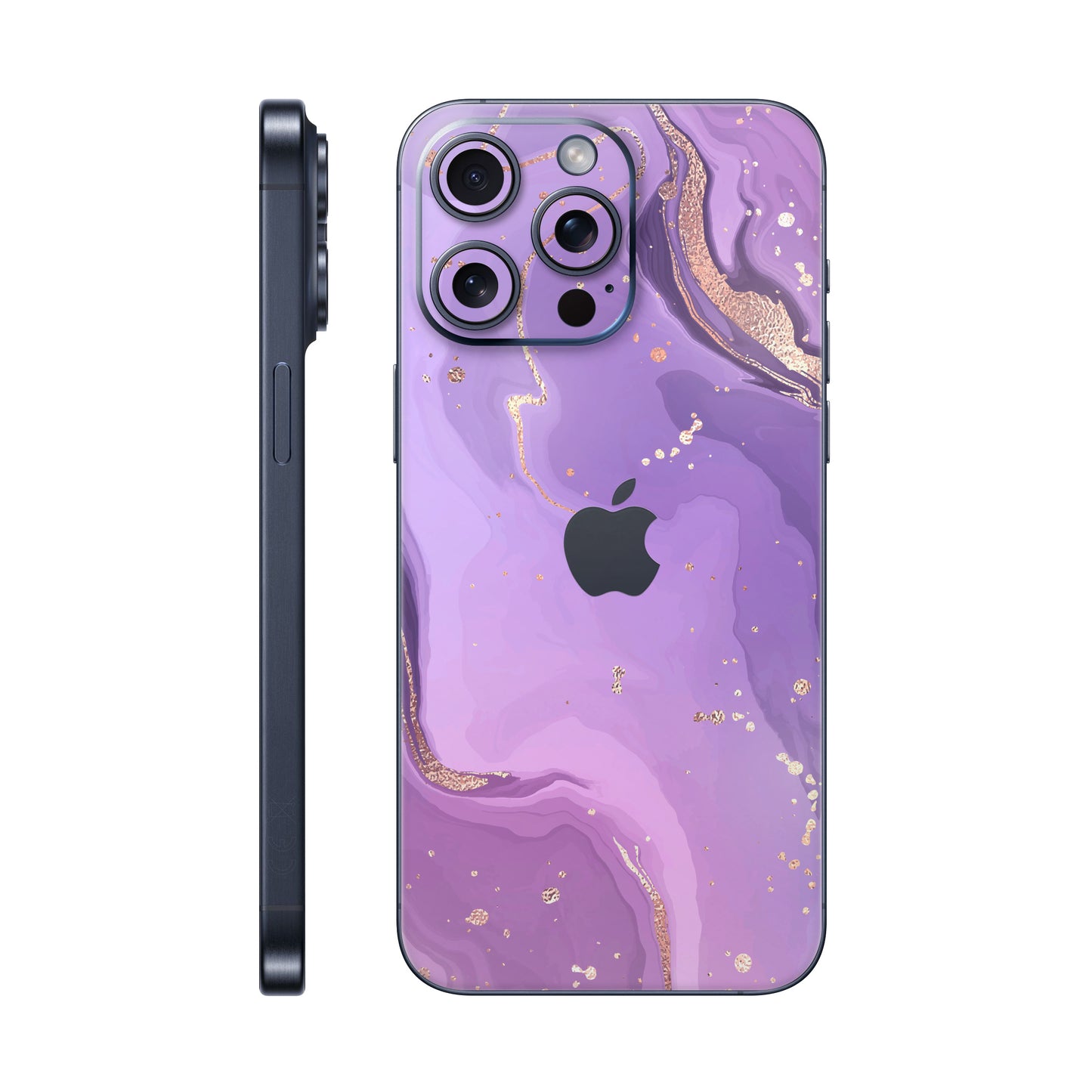 Folie de protectie iPhone 15 Pro Max, eSkins Signature, Skin Lavender Swirl