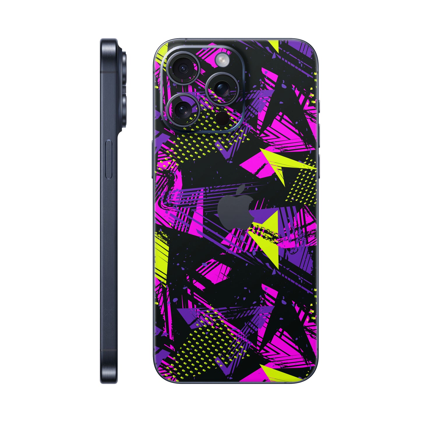 Folie de protectie iPhone 15 Pro Max, eSkins Signature, Skin Urban Graffiti