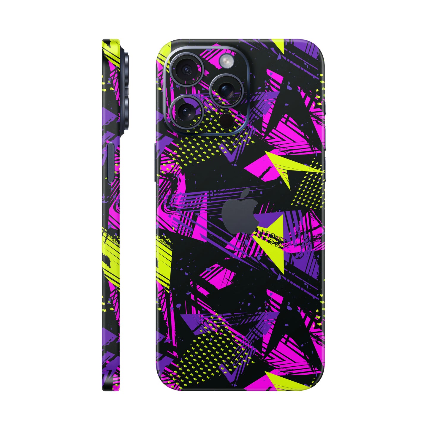 Folie de protectie iPhone 15 Pro Max, eSkins Signature, Skin Urban Graffiti