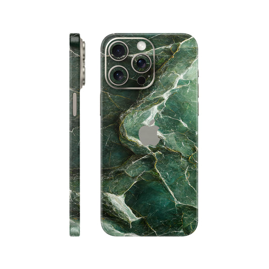 Folie de protectie iPhone 15 Pro, eSkins Signature, Mystic Emerald