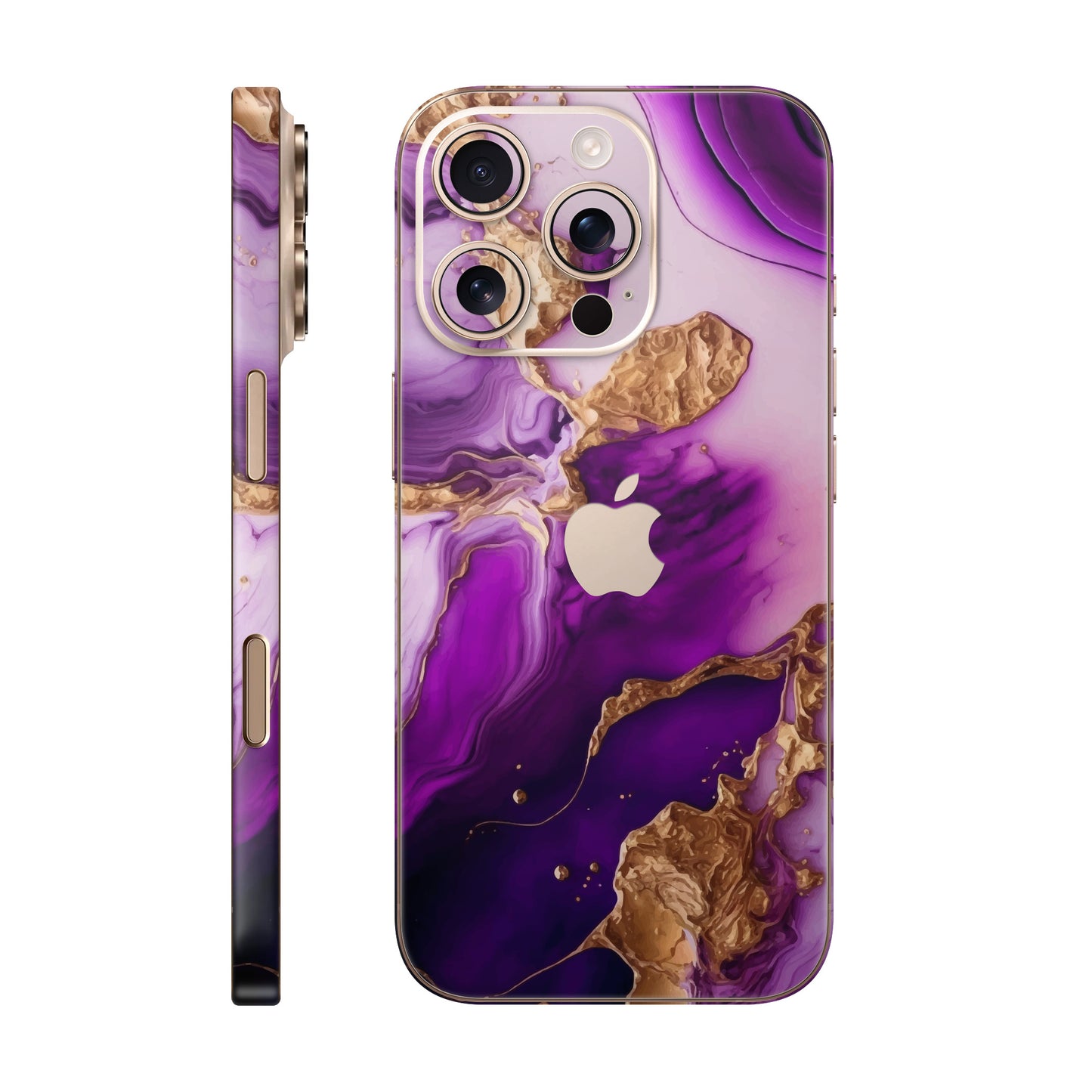 Folie de protectie iPhone 16 Pro Max, eSkins Signature, Skin Amethyst Dream
