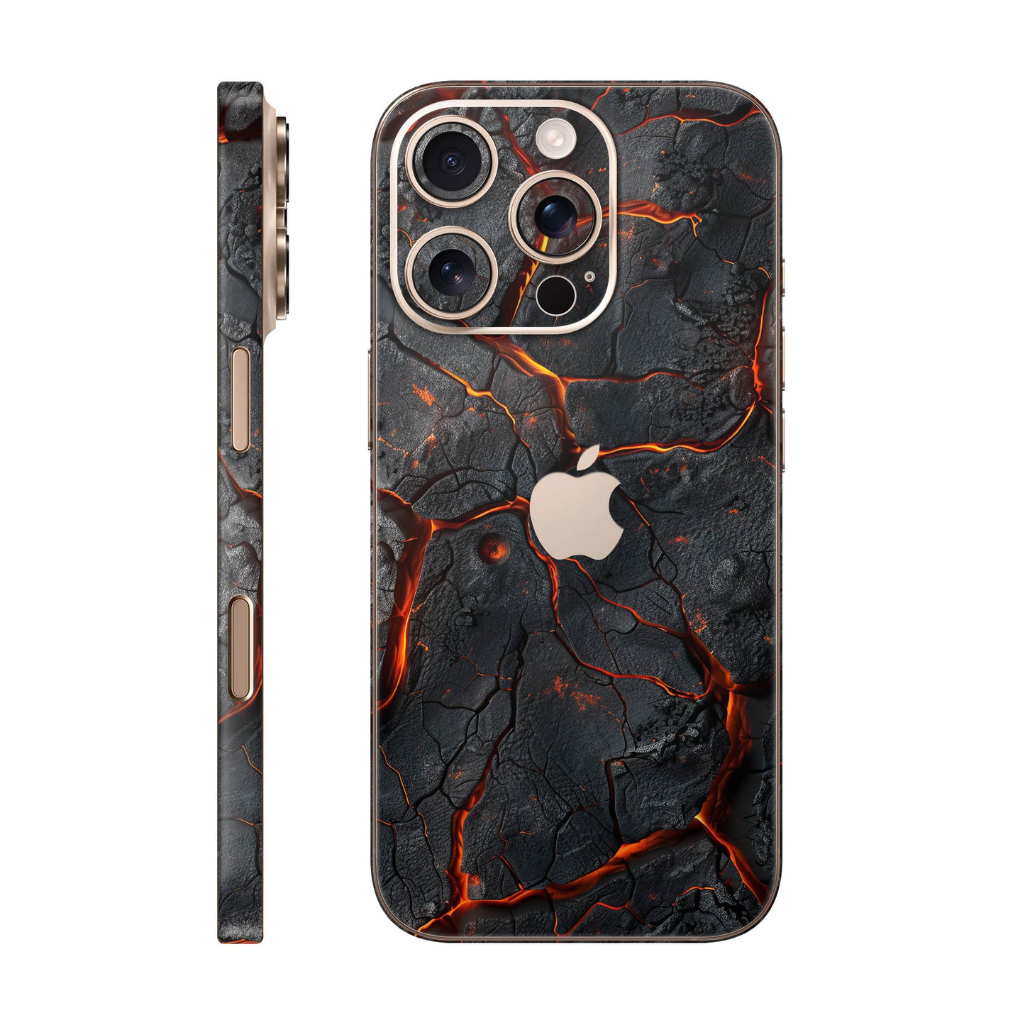 Folie de protectie iPhone 16 Pro Max, eSkins Signature, Skin Inferno Crust