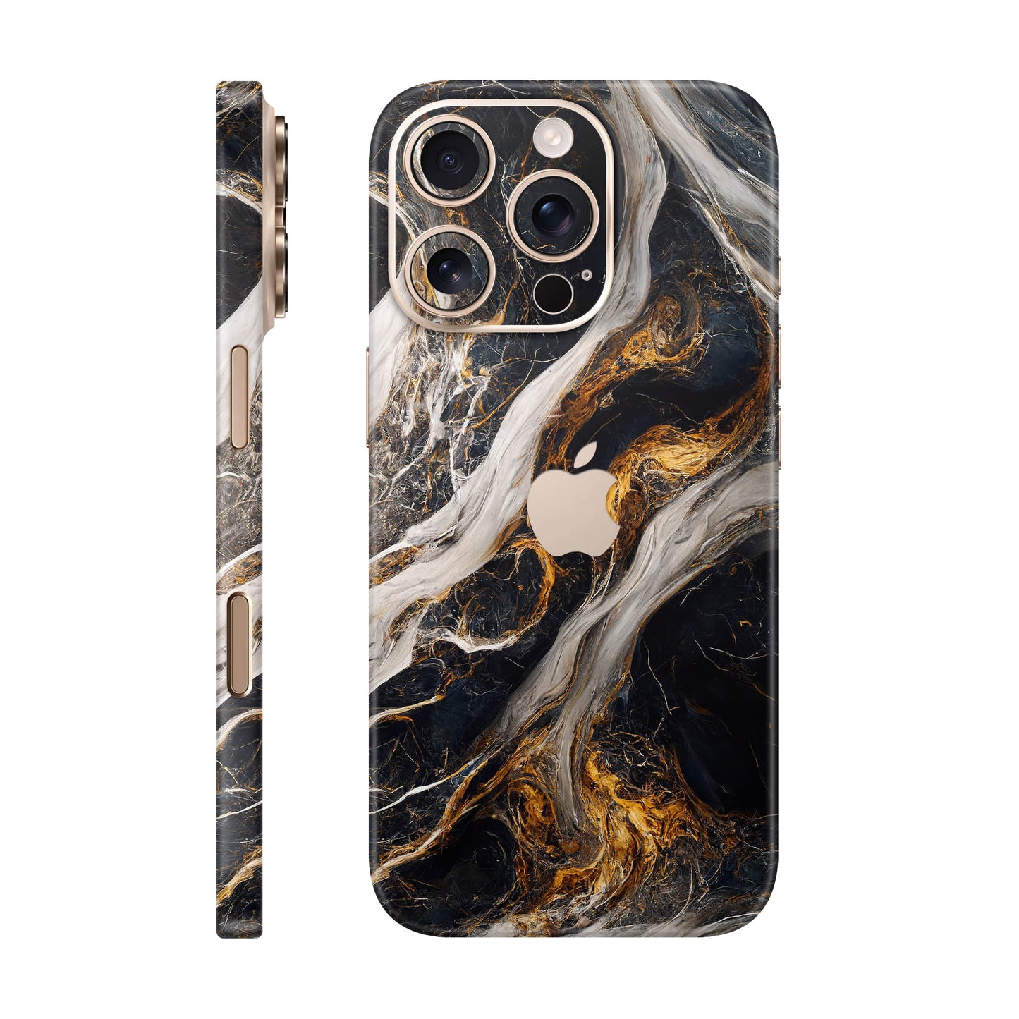 Folie de protectie iPhone 16 Pro Max, eSkins Signature, Skin Luxe Nebula